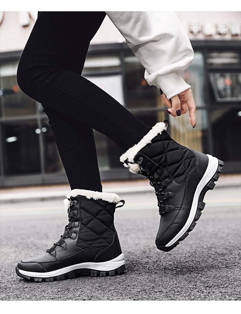 Comfortable Warm Women Winter Boots - High Quality Non-Slip Snow Boots.