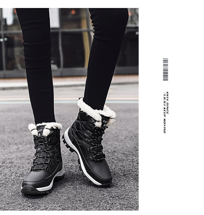 Comfortable Warm Women Winter Boots - High Quality Non-Slip Snow Boots.