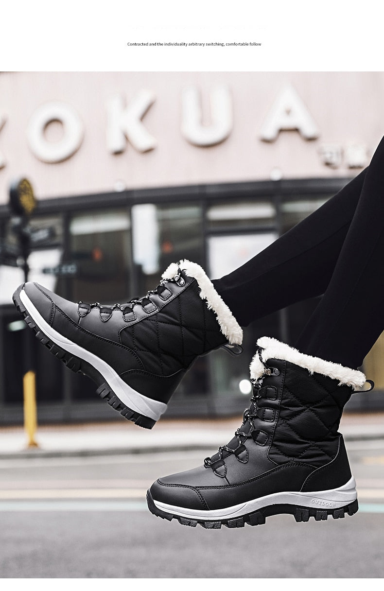 Comfortable Warm Women Winter Boots - High Quality Non-Slip Snow Boots.