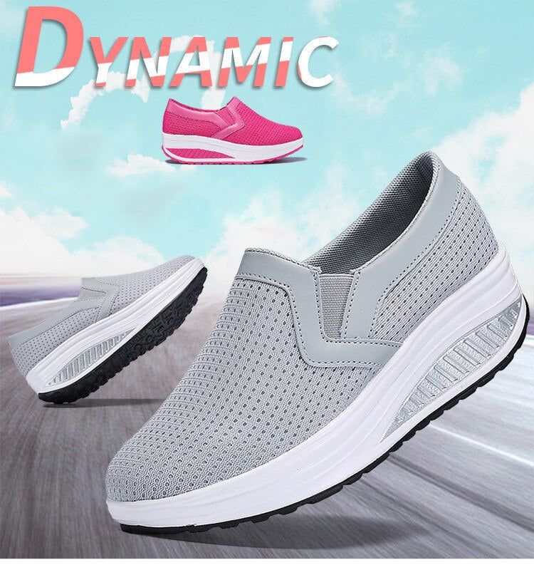 Most Comfortable Flat Platform Shoes - Casual Wedges; Size 4 to Size 11. Multiple Colors Available.