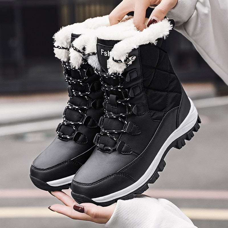 Comfortable Warm Women Winter Boots - High Quality Non-Slip Snow Boots.