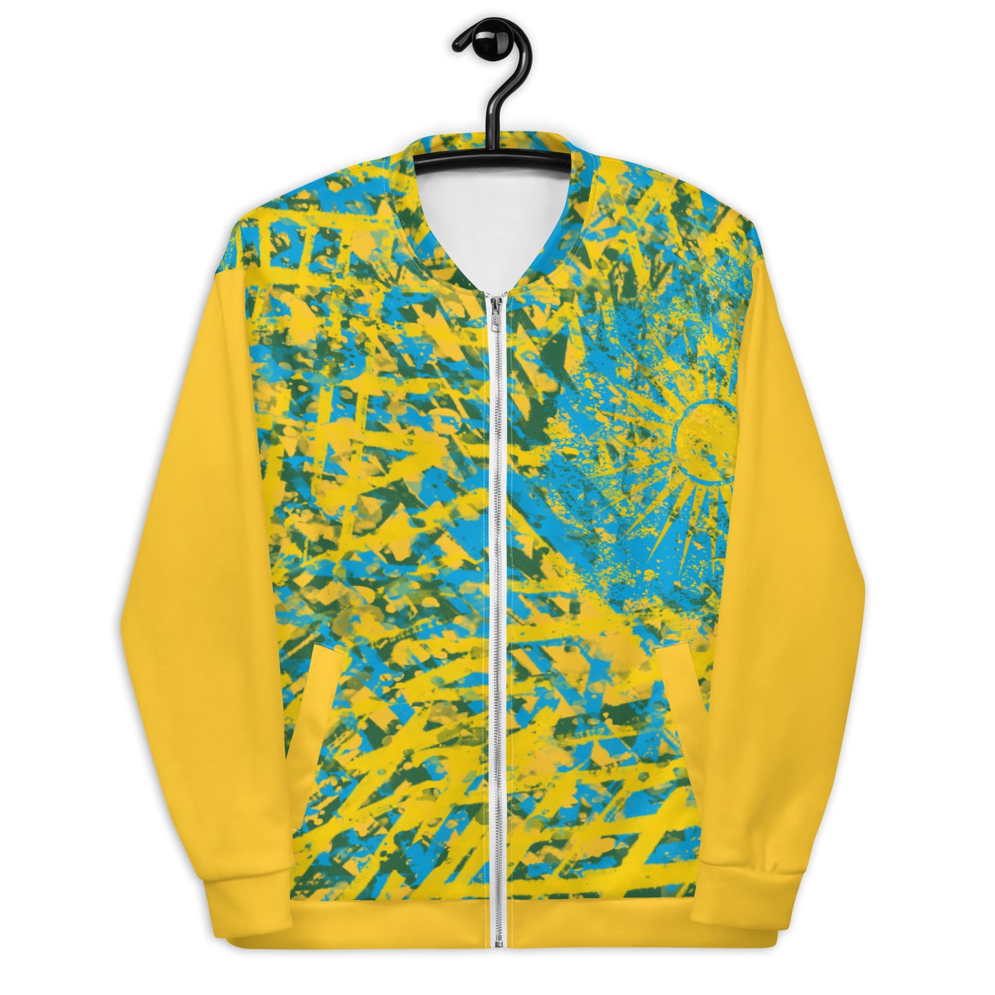 Rwanda Unisex Bomber Jacket design by BRYK.