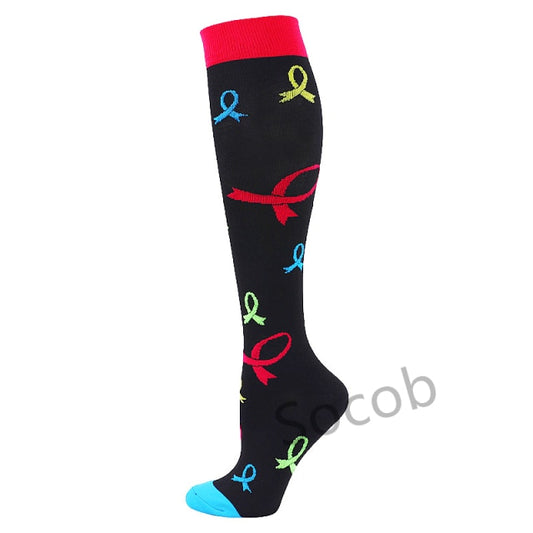 Ribbon Compression Socks