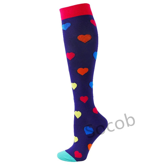 Hearts Compression Socks