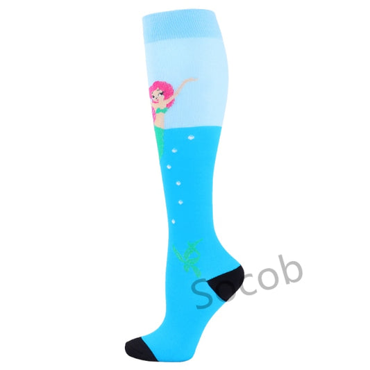 The Mermaid Compression Socks